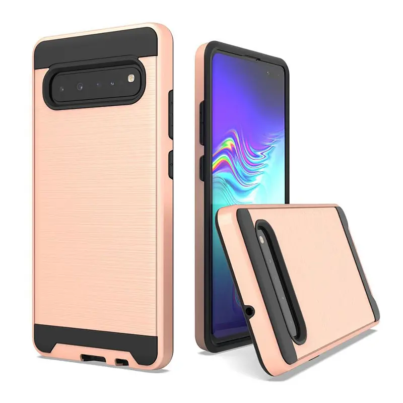 New fashionable mobile parts shockproof bumper OEM printing back cover phone case for Samsung S10 5G