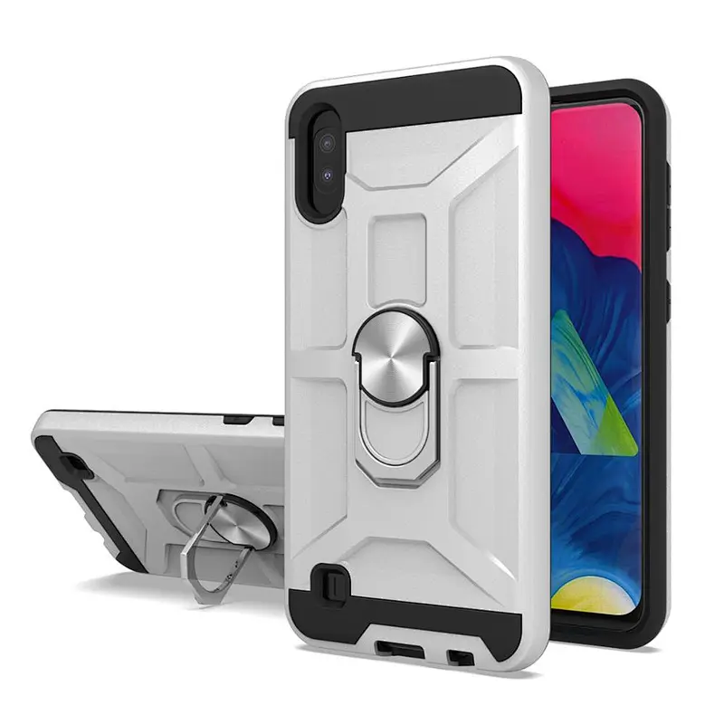 Hot-sale cool design protective cell phone covers with ring holder kickstand for Samsung M20