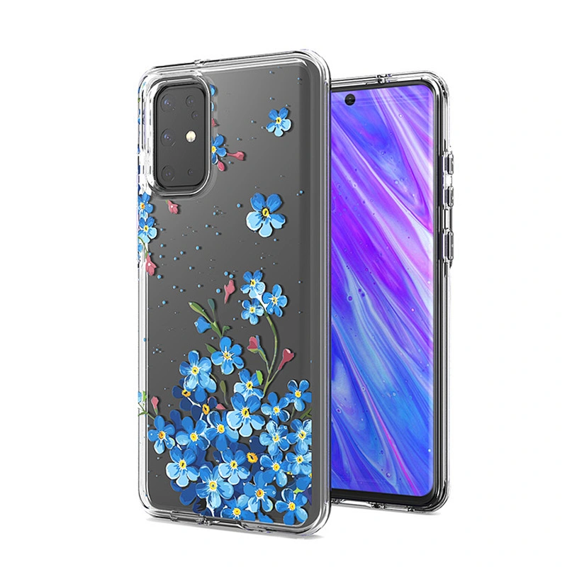 Wholesale transparent mobile phone case fancy custom printing back shell for Samsung S20