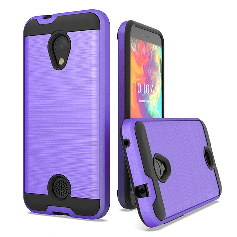 Wholesales brushed metal tpu pc phone case For Coolpad Revvl Plus ILLUMINA 3310 Legacy S