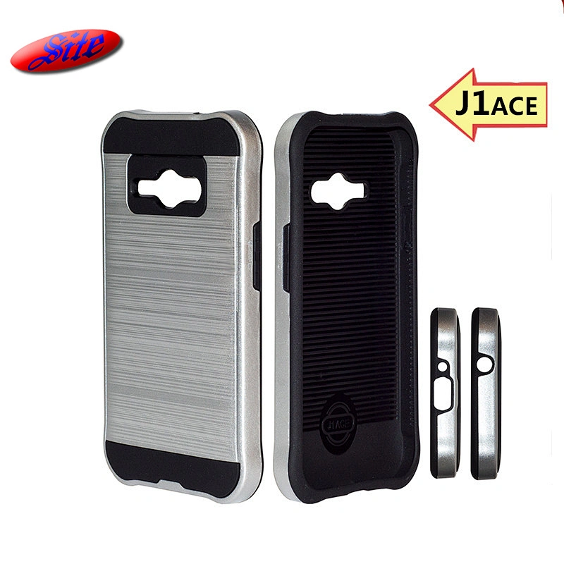 Brushed hair line slim armor Phone Cover for Samsung J1MINI , for Samsung J1MINI Case, Phone Case for Samsung J1