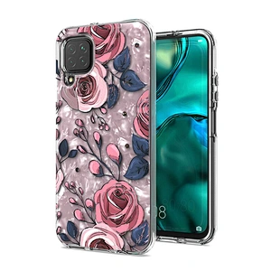 Purple gradient PC clear soft TPU mobile phone case for Huawei MATE 30 PRO P40 LITE HONOR 10i