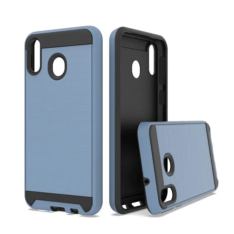 HOT SALE!  TPU PC Fashionable Cell Phone Bags with Brushed Design for Samsung M20