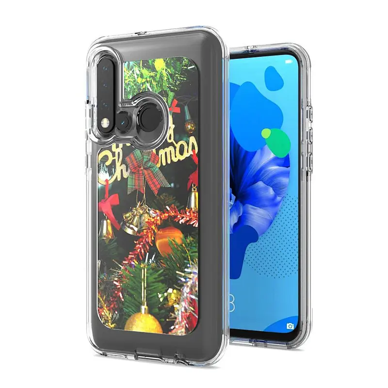 New models christmas IMD printed case tpu pc shockproof mobile phone cover for Huawei Nova 5i