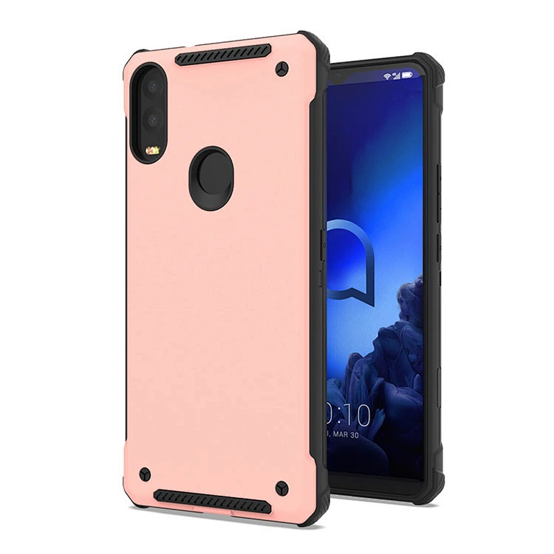 New Release Mobile Accessories for Alcatel 3V Fashionable Phone Housing with Leather Oil PC for Alcatel 5099A