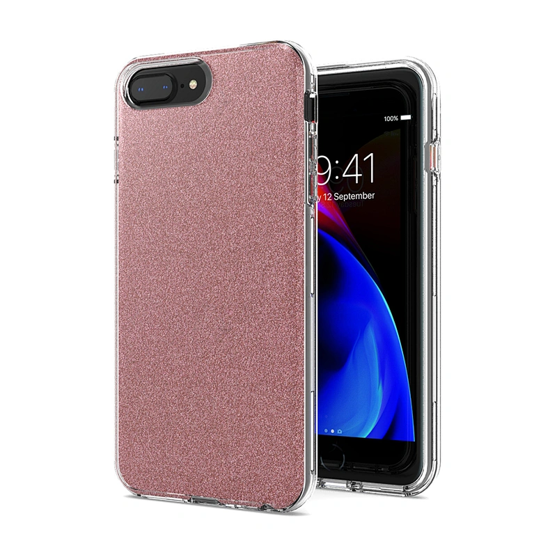 Unique design Glitter girly TPU PC 3 in 1 cell phone cover For iphone SE Xsmax 11 pro max