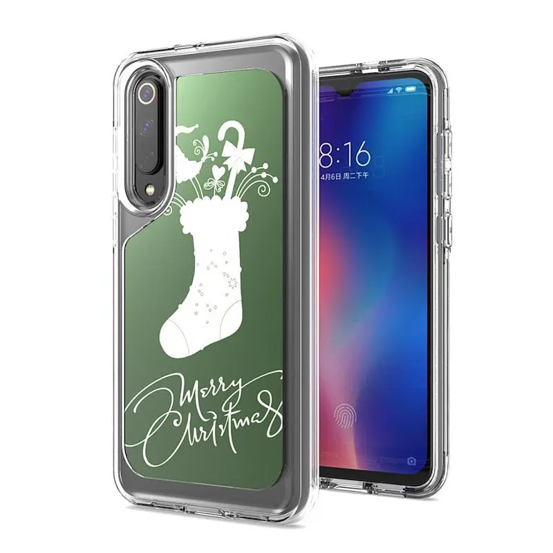 New Arrivals IMD Clear Phone Case for XIAOMI 9,Luxury printed cell phone case for MI 9