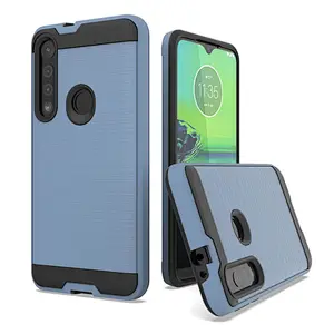 newest model phone case hot selling phone cover tpu pc combo case for moto g8 play