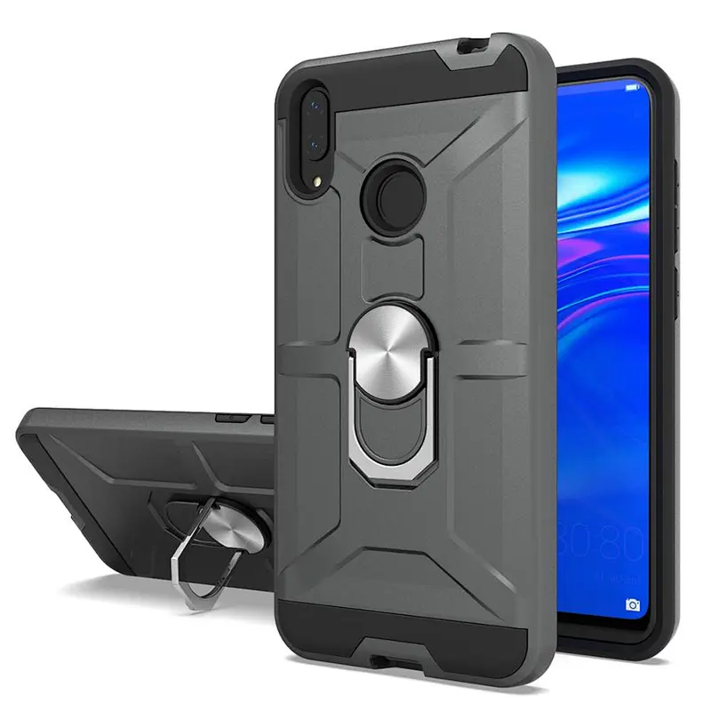durable magnetic phone case Ring Holder PC TPU phone cover for Huawei Y7 2019/Y7 PRO 2019/Y7 PRIME 2019