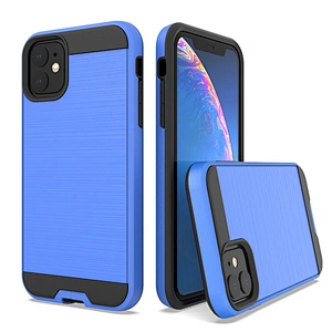 360 Full Protective Hard Mobile Phone case for iphone 11,brushed back cover for iphone 11