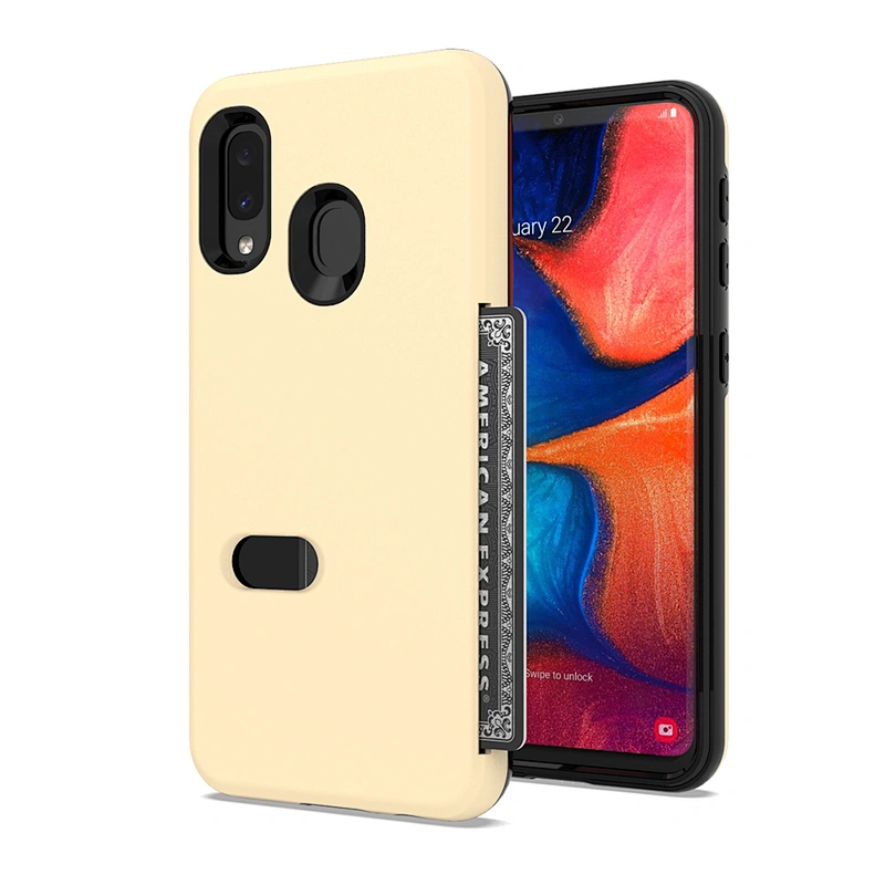 New Design Multifunctional Mobile Accessories Phone Cover with Card Slot for Samsung A10E A20E