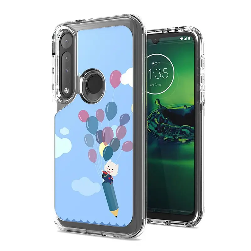 New Products printed phone case fashionable IMD printing phone cover for MOTO G8 Plus