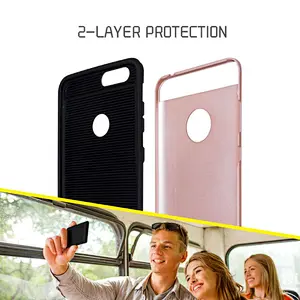 New!  Fashionable tpu pc double layer cell phone cover with brushed printing for Samsung M30S