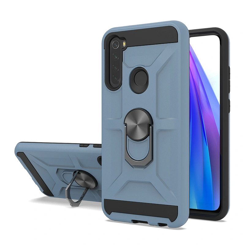New models accessories mobile back shell armor ring holder cell phone case for xiaomi redmi note 8