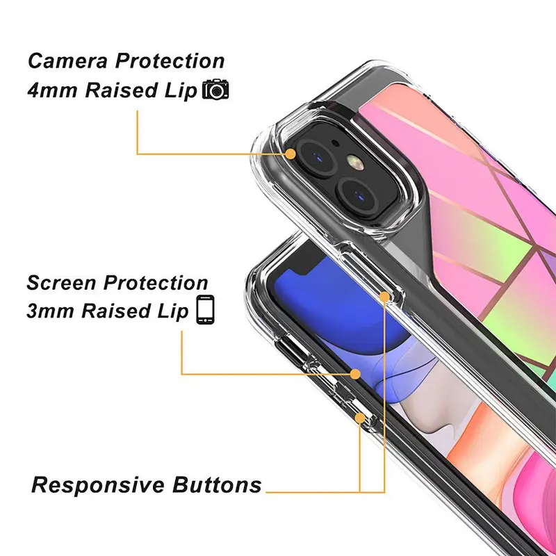 Free sample IMD design soft TPU case for apple phone cover For Iphone 11 pro max XS XR 8G 6G