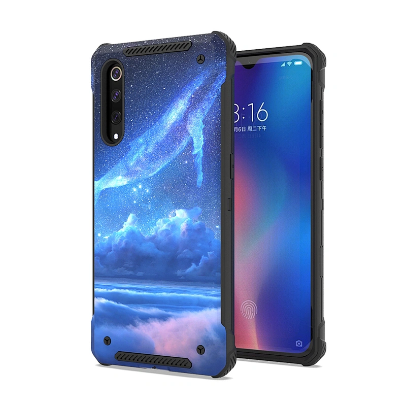 Mobilephone Back Cover TPU PC Custom Design Cell Phone Case For XIAOMI 9 SE For REDMI 7 Y3