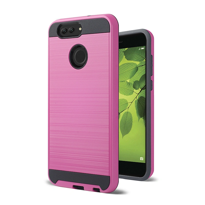 2 in 1 plastic brushed case cheap price phone case cell phone case for P10 selfie/nova 2 plus