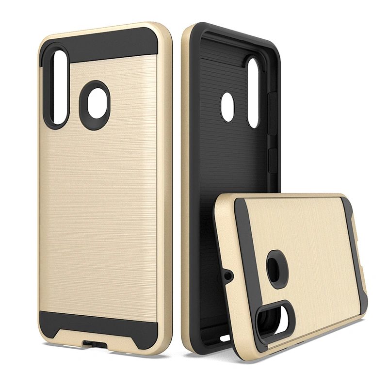 2020 Hot Sale phone case for samsung A51,Brush Metal Mobile Phone case for samsung A51