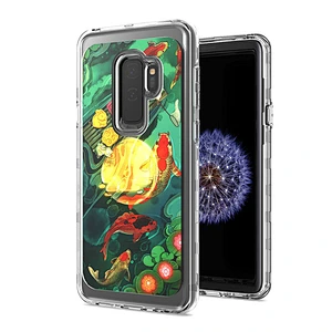 Hot-selling IMD design clear combo mobile phone cases luxury back covers for Samsung S9 Plus