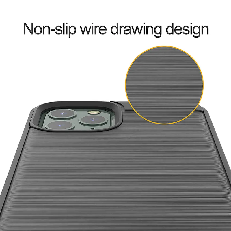 low price brushed metal phone cover accessories estuches celular for redmi note 9S 9 pro max
