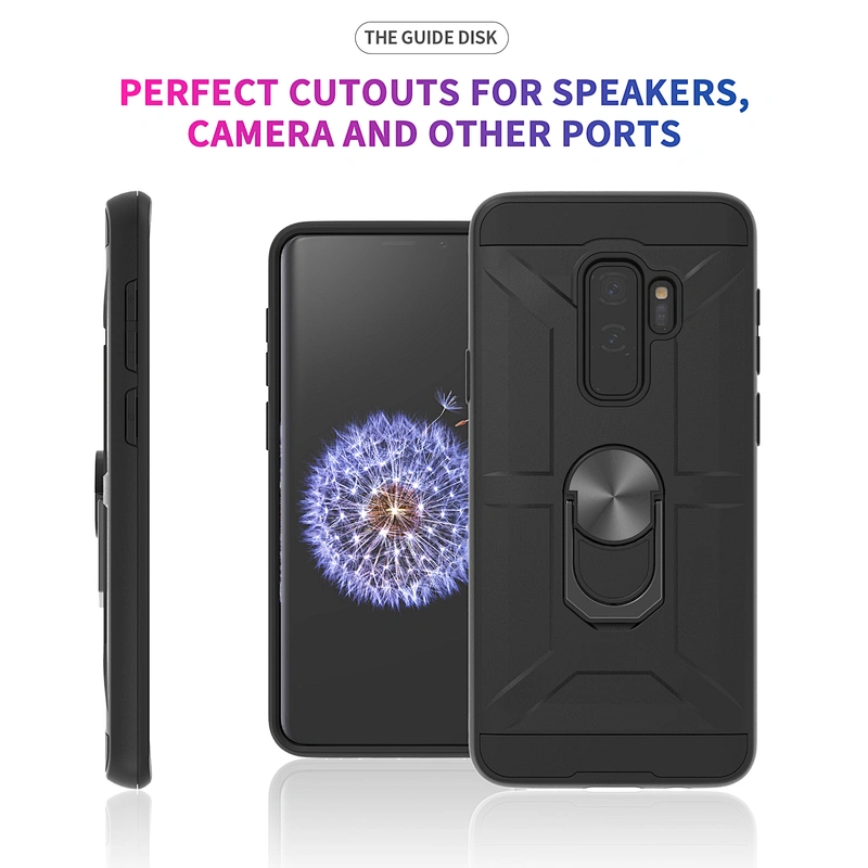 Wholesale protect ring holder capa para celular kickstand phone case for MOTO E6 plus P30 play E4 PLUS