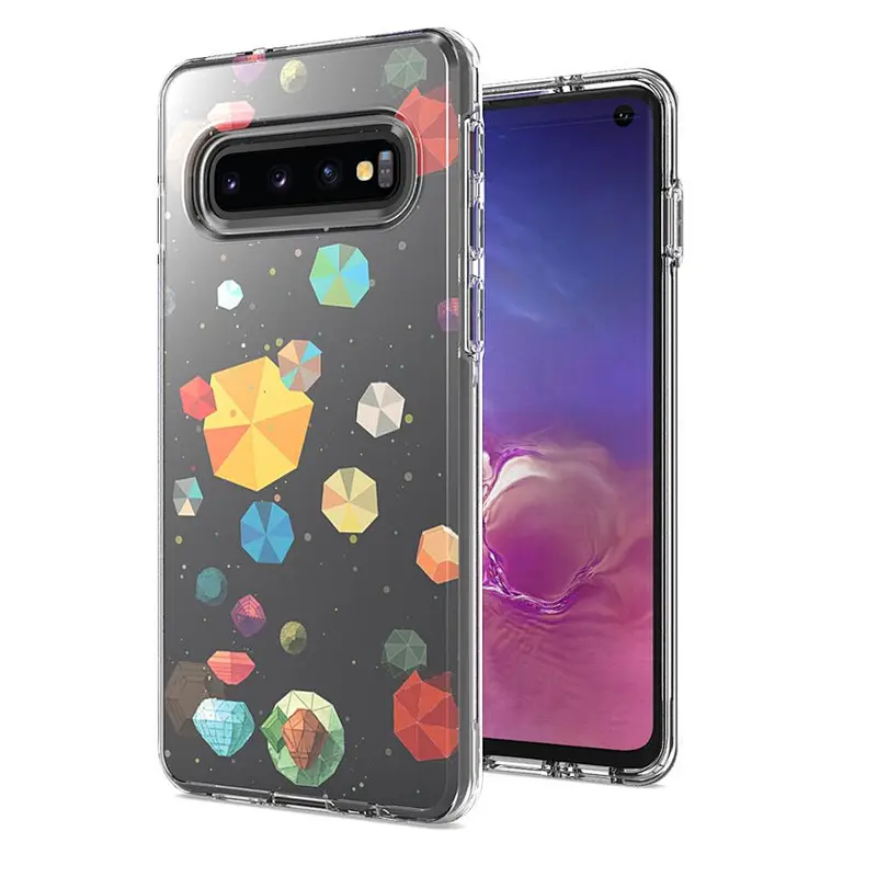 High Clear mobile phone cases for Samsung smart phone covers with Custom Image for Samsung S10