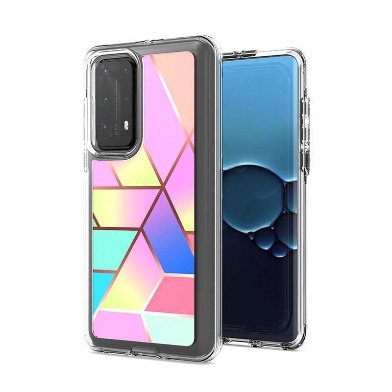 IMD Groove Design Beauty Marble Printing Custom Cell Phone Case For Huawei P40 Lite Pro