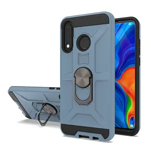 Hot! Fashionable phone accessories for Huawei detachable phone cases with ring holder for Huawei P30 Lite