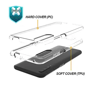 high clear phone case for Huawei honor 9X-Pro Y9S transparent pc tpu phone case