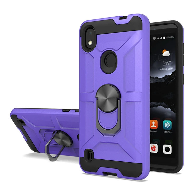 2020 New arrival high quality back cover for ZTE shockproof mobile cases with ring holder for ZTE A530