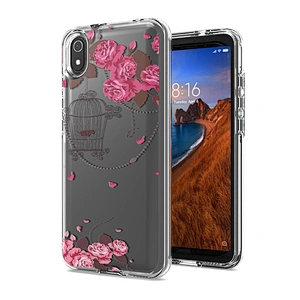 New design customized colourful mobile phone tpu pc soft phone case For Redmi 7A