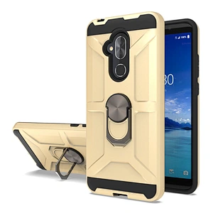Bulk sale protective PC TPU combo phone case manufacturer for Alcatel 7 Folio Revvl 2 Plus 5059A