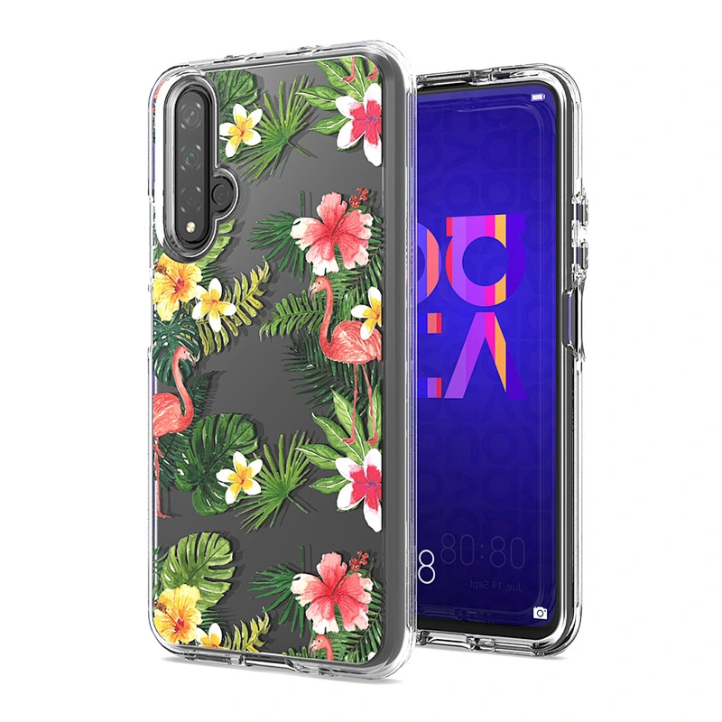 Shockproof custom printed smartphone parts high clear crystal phone case for Huawei Nova 5T