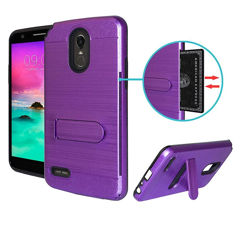Back Case Kickstand Plug-in Card Mobile Phone Cover For iPhone For I Phone 6 7 8 X XR XS Max