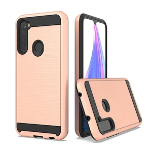 Best Selling Anti Slip Brushed Metal Surface mobile phone case For Mi Redmi Note 8 Pro Note 9