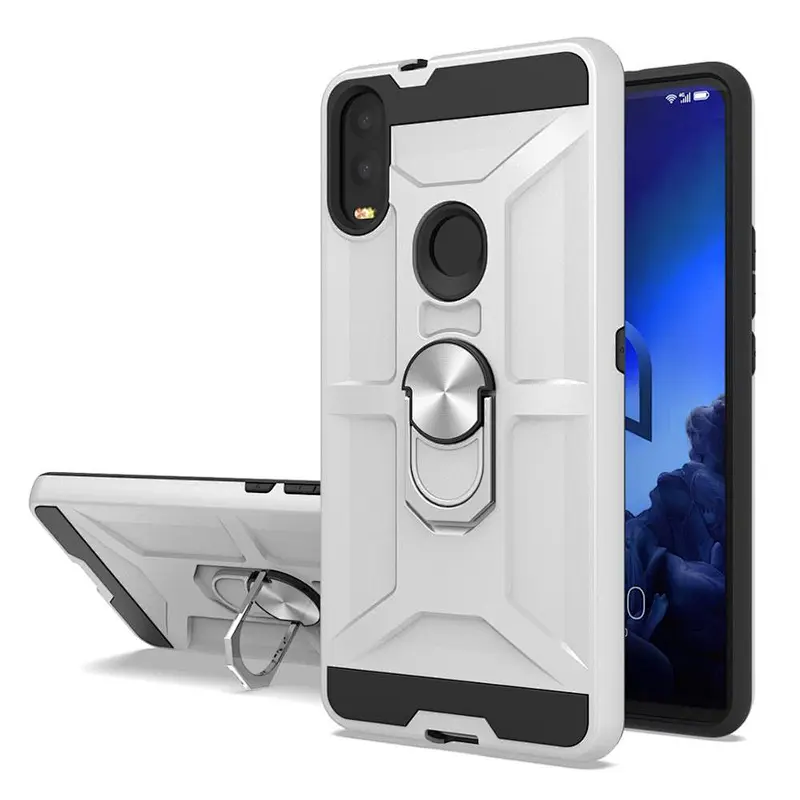 New models for Alcatel 3V 2019 phone case tpu pc shockproof mobile covers with ring holder for Alcatel 5032W