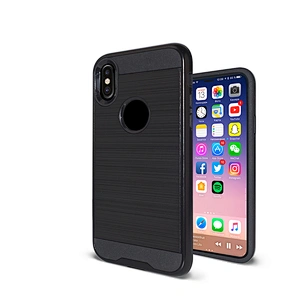 Fundas para celulares Factory Supply Directly Cell Phone Case Brushed Metal Case for Redmi 4X