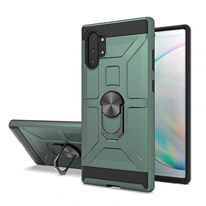 New models fashionable phone case tpu pc mobile back shell with ring holder for Samsung Note 10 Plus
