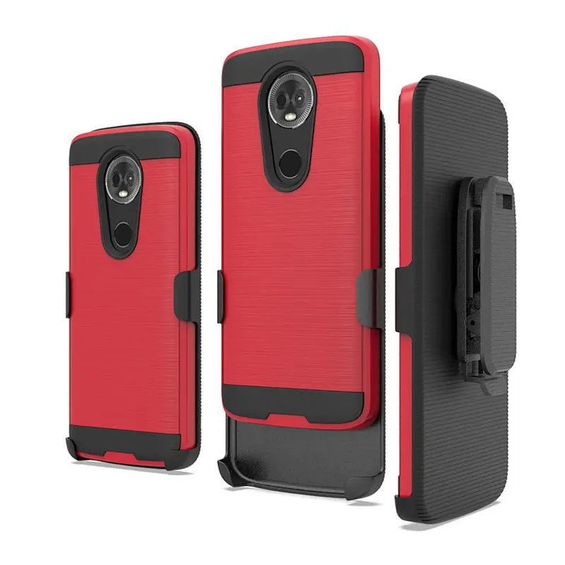 New arrivals phone case with belt clip holster phone cover for Motorola MOTO E5 Plus G7 Power G7 Supra X5