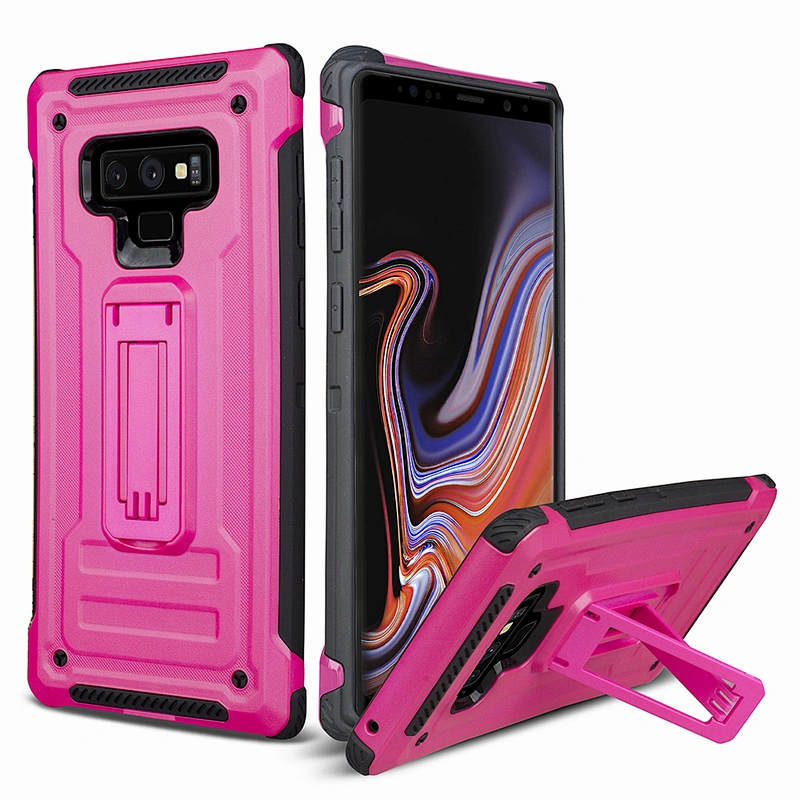 Fashion metal anti-slip phone case Kickstand Mobile Back Cover Case for SAMSUNG S8