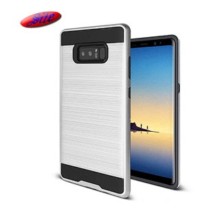 high quality hot wave cell phone back case for galaxy s8, pc tpu case phone cover for galaxy s8