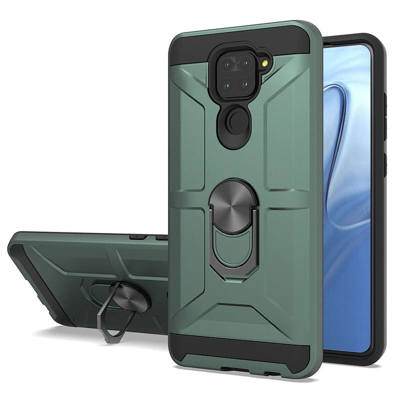 Anti Shock 360 Degree Flexible Kickstand Ring Holder Cell Phone Cases For Mi Redmi 8A Pro Note 9S