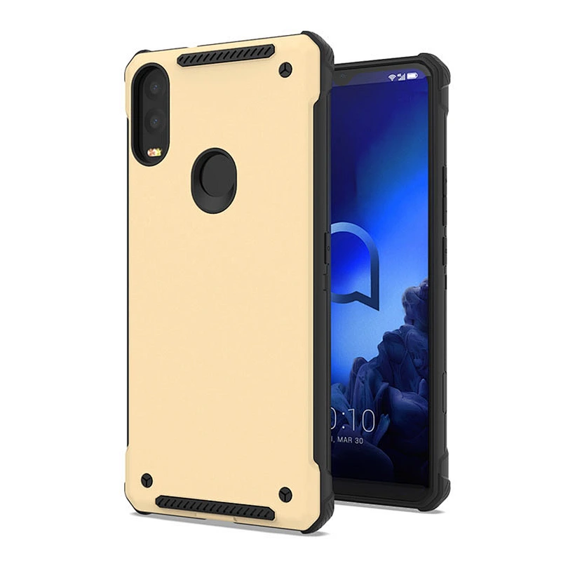 New Release Mobile Accessories for Alcatel 3V Fashionable Phone Housing with Leather Oil PC for Alcatel 5099A