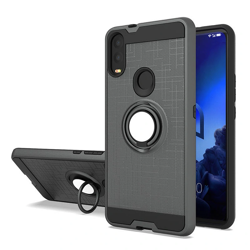 kickstand phone case for Alcatel 3v,360 degree holder stander ring phone cover for Alcatel 3v