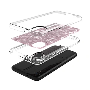 Girls Shell Paper 3 in 1 Transparent Clear Back Phone Covers For Mi Redmi Note 8 Pro 9S