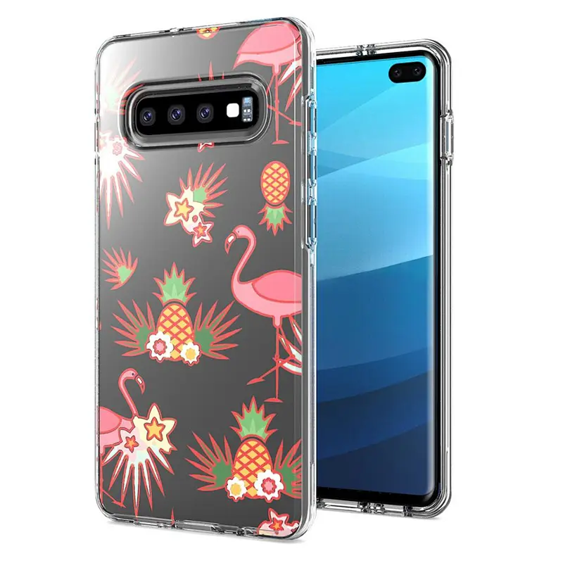 High clear mobile back cover design your own cell phone case with customized printed for Samsung S10 Plus