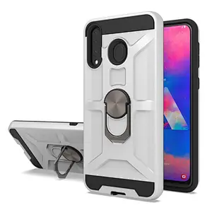 Hot-selling combo phone case for Samsung M30 protective cellphone covers with ring holder for Samsung A40S