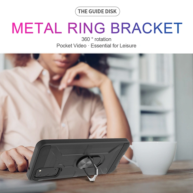 Ring holder armor mobile cover bulk phone case For samsung S20 A11 S10 Lite A2 Core A01