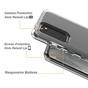 High quality transparent mobile phone case for SAMSUNG S20 S10 Plus J2 Core M30S