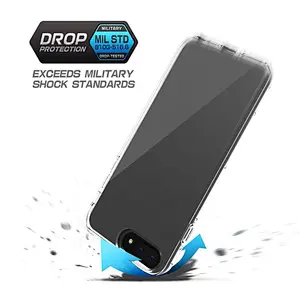 Sitemail PC TPU rugged hard clear cellphone case for IPhone 8 plus 11 XR XS Pro Max